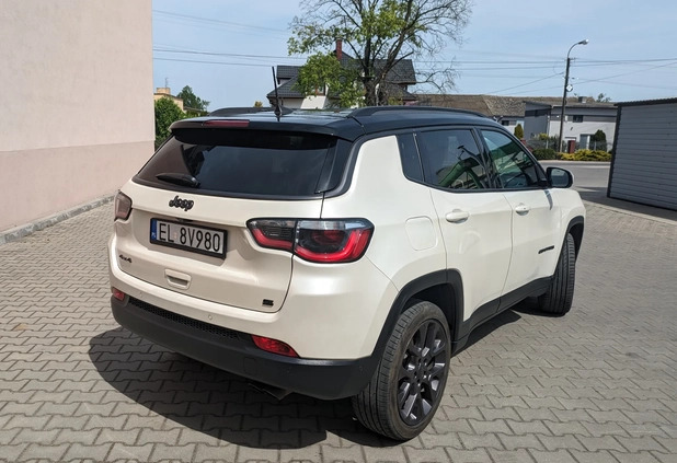Jeep Compass cena 110000 przebieg: 55555, rok produkcji 2019 z Łódź małe 121